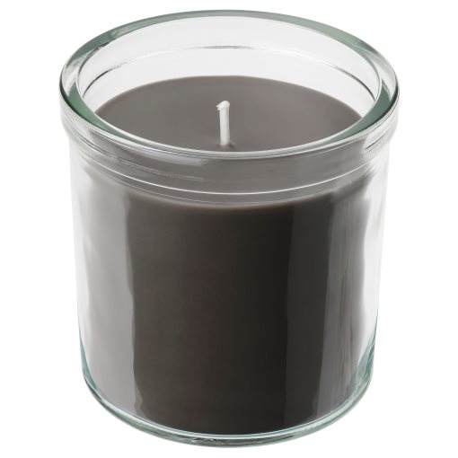 ENSTAKA, ароматизирана свещ в стъклена чашка, Огън  40 ч., 805.023.85