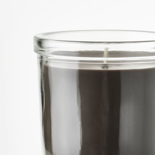 ENSTAKA, ароматизирана свещ в стъклена чашка, Огън  40 ч., 805.023.85