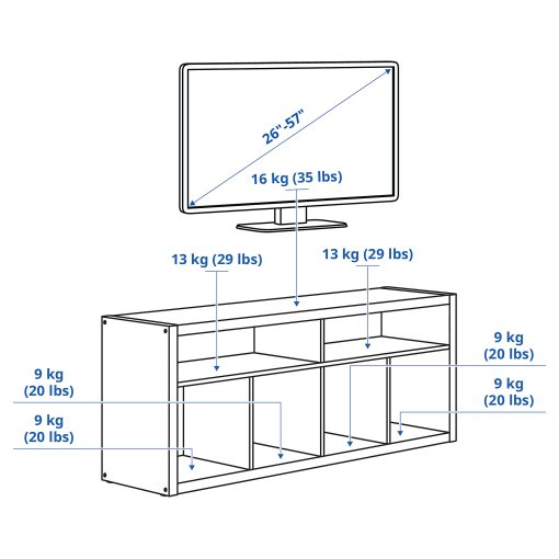 KALLAX, TV шкаф, 805.620.96