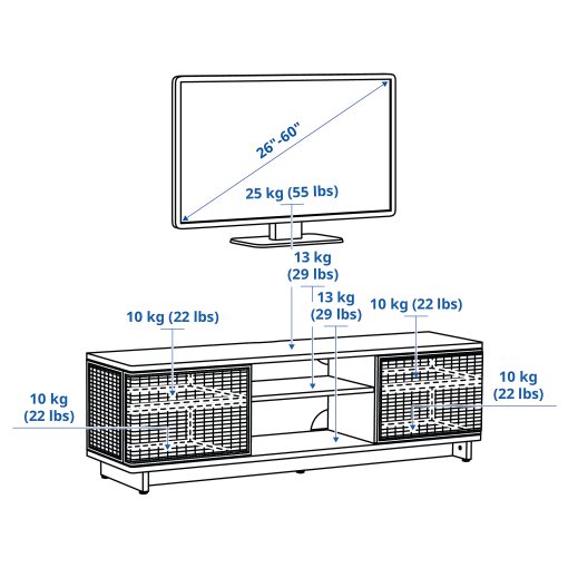 FRYKSAS, TV шкаф, 805.740.99