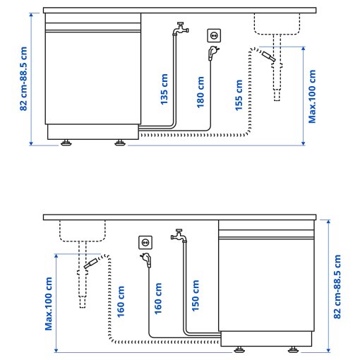 SÖDERBODA, съдомиялна машина за вграждане, IKEA 500, 805.767.48