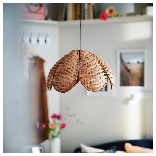 SANDKORN, абажур за висяща лампа, ратан, 45 см, 805.981.23