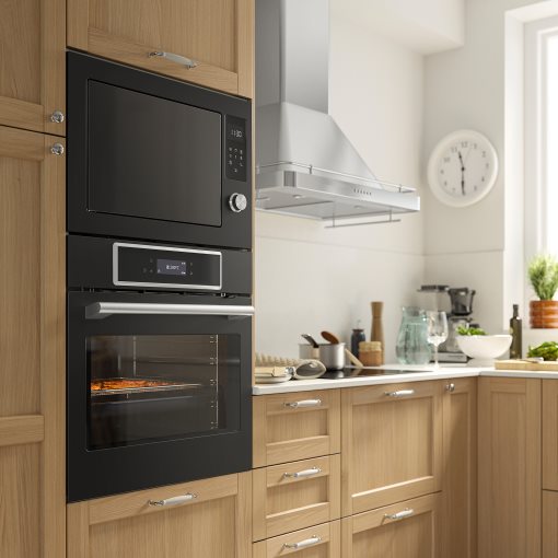 STENABY, фурна с вентилатор, ф-я за готвене с горещ въздух, пиролит., IKEA 700, 806.002.20