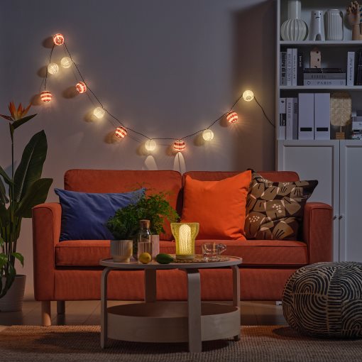 SOLVINDEN, LED гирлянда с 12 лампички, соларна, 806.151.70