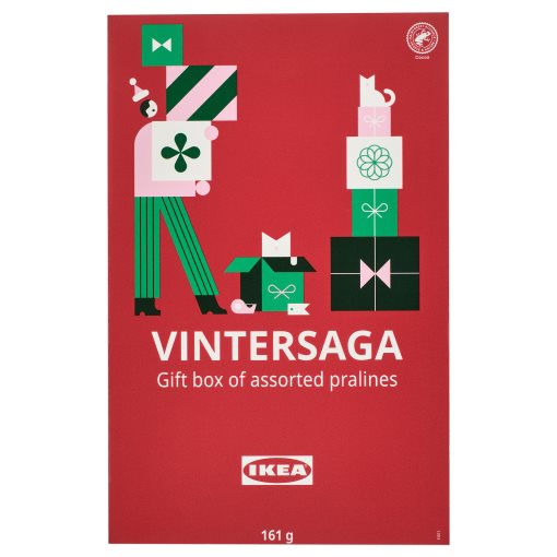 VINTERSAGA, Подаръчна кутия с различни видове бонбони, 806.181.35