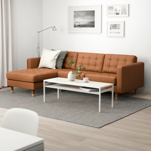 LANDSKRONA, триместен диван, с лежанка, 892.726.48