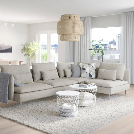 SÖDERHAMN, ъглов диван, 4 места, 893.058.42