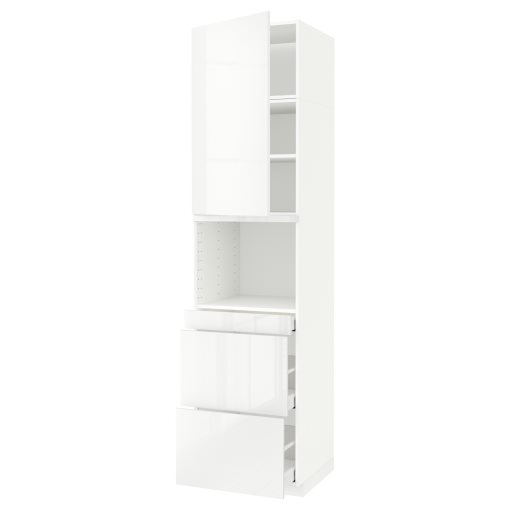 METOD/MAXIMERA, висок шкаф за комби микро, 894.680.42