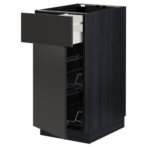METOD/MAXIMERA, долен шкаф с тел. кошница/чекм./врата, 894.980.77