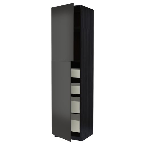 METOD/MAXIMERA, висок шкаф с 2 врати/4 чекмеджета, 894.989.25