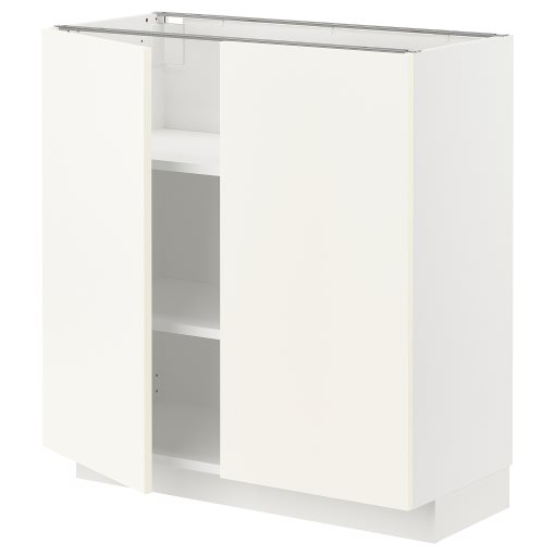 METOD, долен шкаф с рафтове/2 вратички, 895.071.33