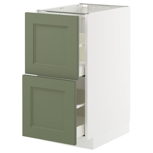 METOD/MAXIMERA, долен шкаф с 2 чела/2 високи чекмеджета, 895.174.29