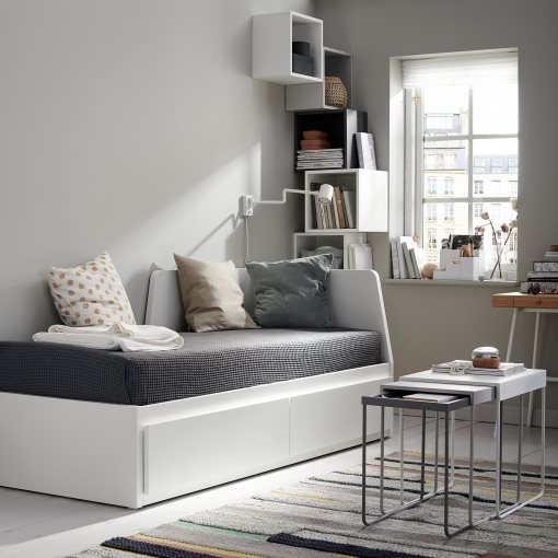 FLEKKE, кушетка с 2 чекмеджета/2 матрака, 895.214.50