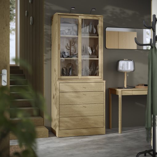 TONSTAD, комбиниран артикул за съхр. с чекмеджета, 895.478.79
