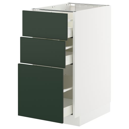 METOD/MAXIMERA, долен шкаф с 3 чекмеджета, 895.566.18