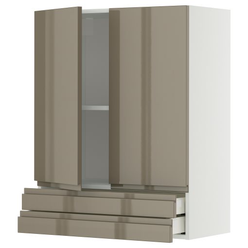 METOD/MAXIMERA, стенен шкаф с 2 врати/2 чекмеджета, 895.774.04