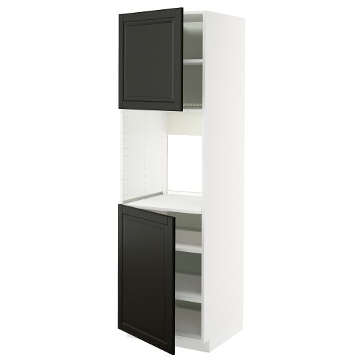 METOD, висок шкаф за фурна с 2 врати/рафт, 895.786.39