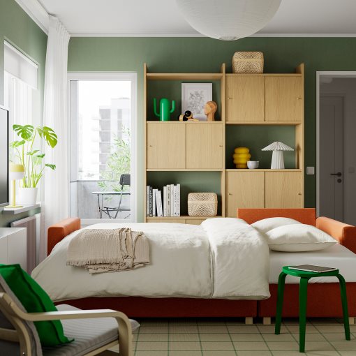 SALTSJÖBADEN, 3-местен разт. диван с лежанка, 895.792.19