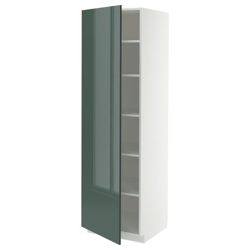 METOD, висок шкаф с рафтове, 895.860.26
