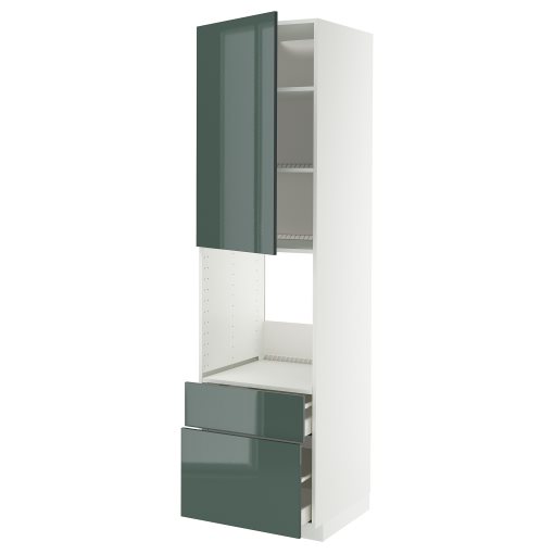 METOD/MAXIMERA, висок шкаф за фурна + врата/2 чела/1 ср./1 високо чекм., 895.865.83