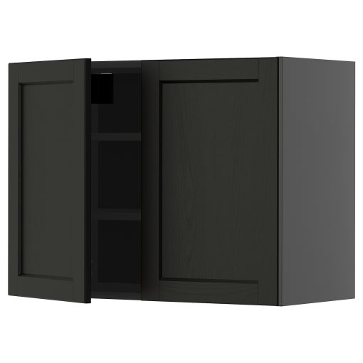 METOD, стенен шкаф с рафтове/2 вратички, 895.871.01