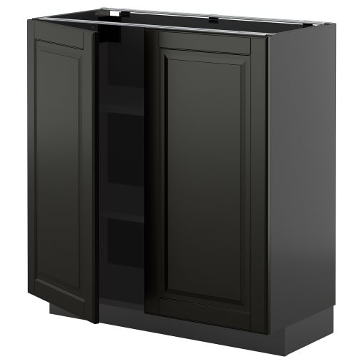 METOD, долен шкаф с рафтове/2 вратички, 895.881.05