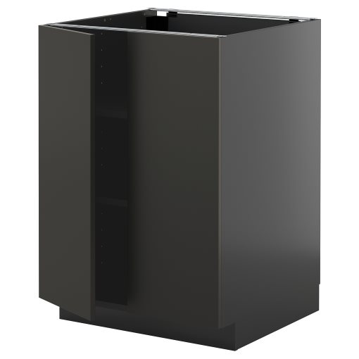METOD, долен шкаф с рафтове/2 вратички, 895.898.07