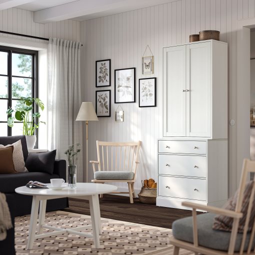 HAVSTA, комб. артикул за съхр. с чекмеджета, 895.974.64
