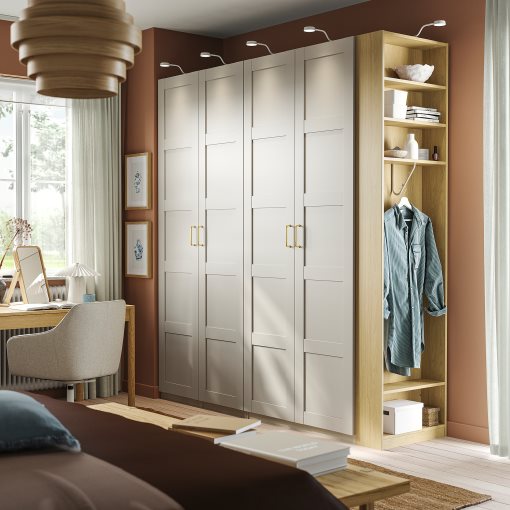 PAX/BERGSBO, гардероб - комбинация, 896.070.95