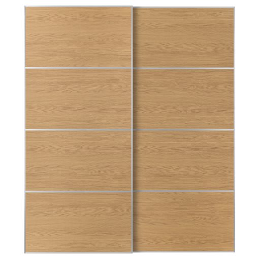 MEHAMN, 2 плъзгащи се врати, с две лица, 200x236 см, 896.090.18