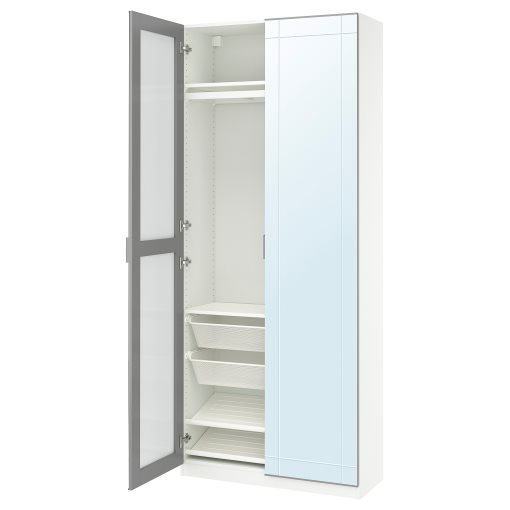 PAX/KAMMARTORP, гардероб - комбинация, 100x38x236 см, 896.138.69
