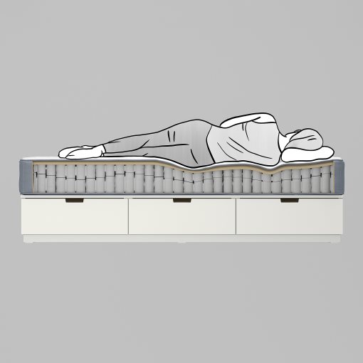 LYNGOR, Френско легло, 90x200 см, 896.151.56