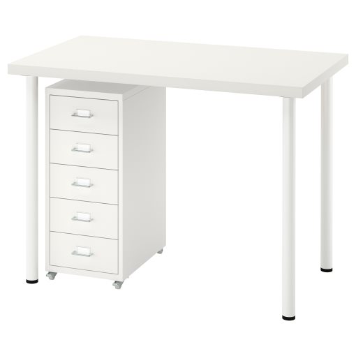 LINNMON/ADILS/LINNMON/HELMER, комбинация - бюро с шкафове, 896.207.42