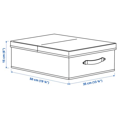 BLÄDDRARE, кутия с капак, 35x50x15 см, 904.743.96