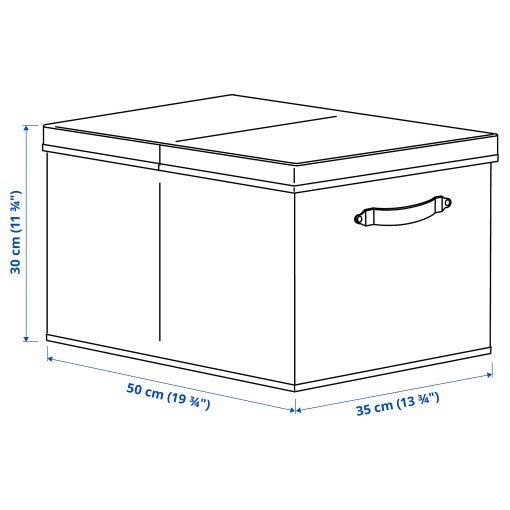 BLÄDDRARE, кутия с капак, 35x50x30 см, 904.744.00