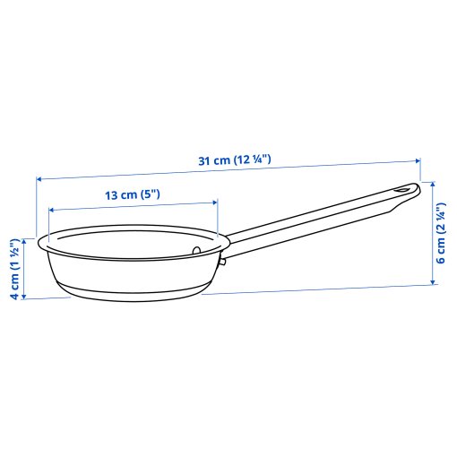 IKEA 365+, тиган за пържене, незалепващо покритие, 905.879.06