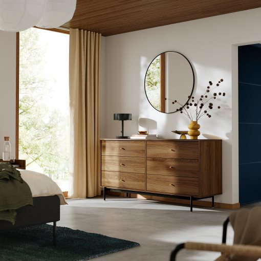 RÅDMANSÖ, скрин с 6 чекмеджета, 905.936.05