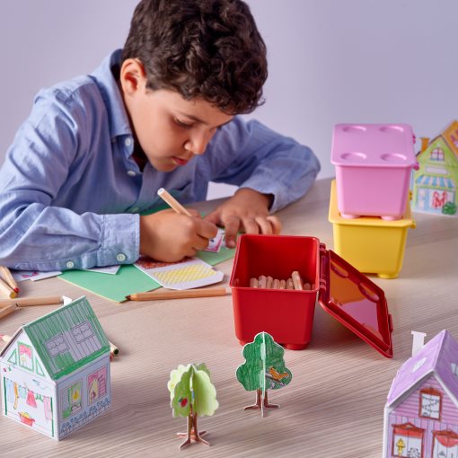 GLIS, кутия с капак, 17x10 см, 3 бр., 906.041.14