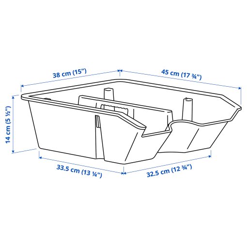 SORTERA, приставка с отделения, 38x45x14 см, 906.070.99