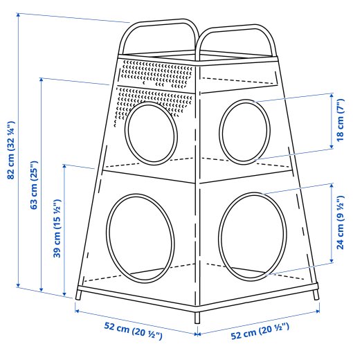TIGERFINK, артикул за съхранение с отделения, 906.146.41