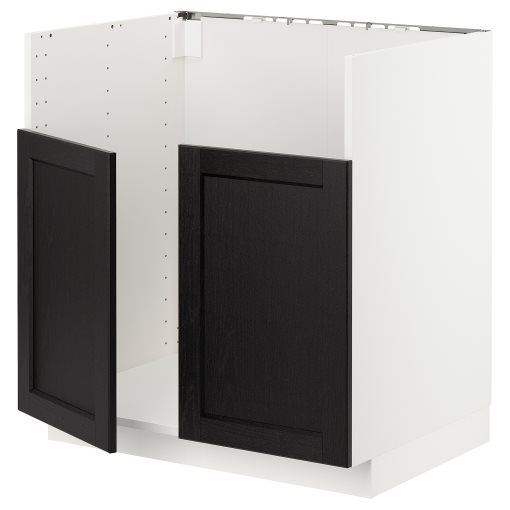 METOD, долен шкаф за двойна мивка BREDSJON, 994.616.29