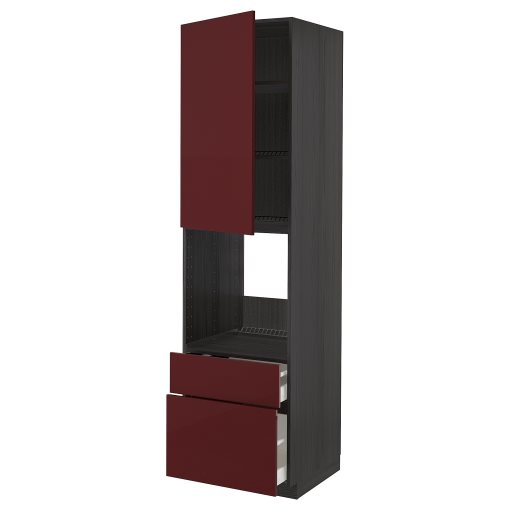 METOD/MAXIMERA, висок шкаф за фурна+вр/2 чела/1 ср/1 вис чкм, 994.632.37