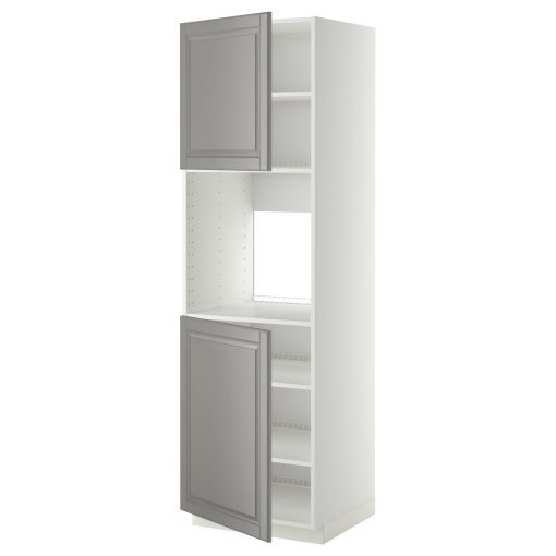 METOD, висок шкаф за фурна с 2 врати/рафт, 994.658.92