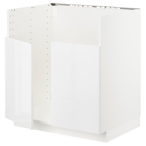 METOD, долен шкаф за двойна мивка BREDSJON, 994.662.31