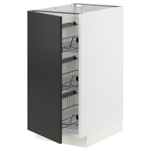 METOD, долен шкаф с телени кошници, 994.980.53