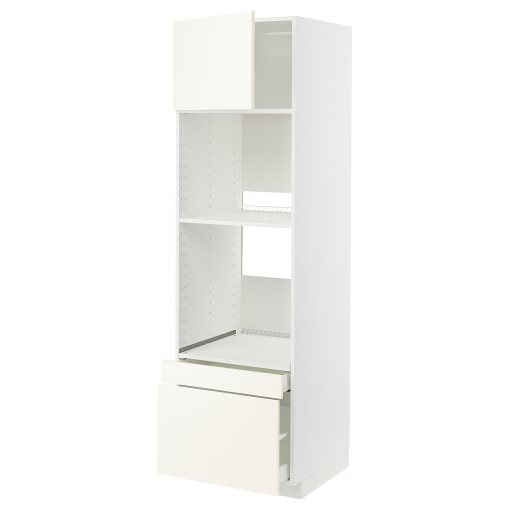 METOD/MAXIMERA, висок шкаф за фурна/комби фурна + врата/2 чекм., 995.074.39