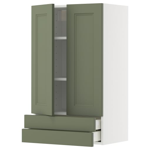 METOD/MAXIMERA, стенен шкаф с 2 врати/2 чекмеджета, 995.172.35