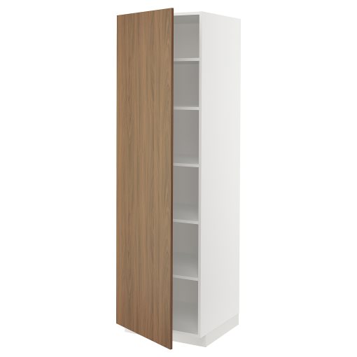 METOD, висок шкаф с рафтове, 995.196.25