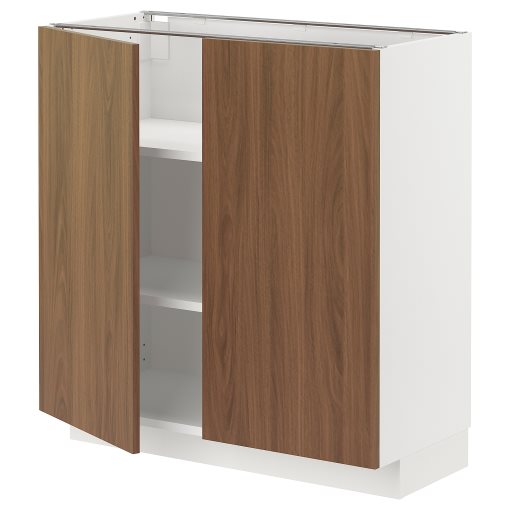 METOD, долен шкаф с рафтове/2 вратички, 995.197.53
