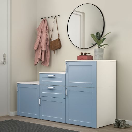 PLATSA, шкаф с врати и чекмеджета, 995.557.17